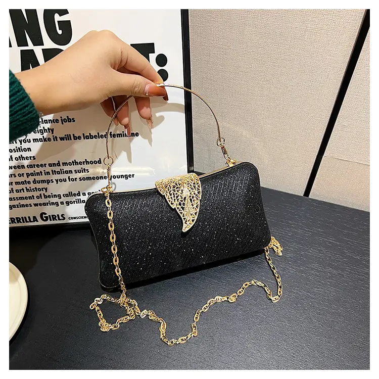 Red Embroidered Chain Handbag for Women — feature 42