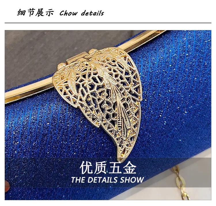 Red Embroidered Chain Handbag for Women — feature 6