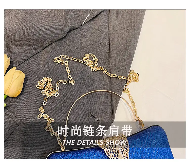 Red Embroidered Chain Handbag for Women — feature 9
