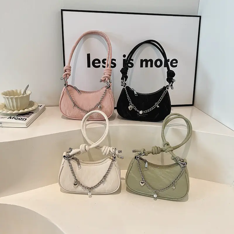 Pink Korean Style Shoulder Crossbody Bag for Girls - Image 7