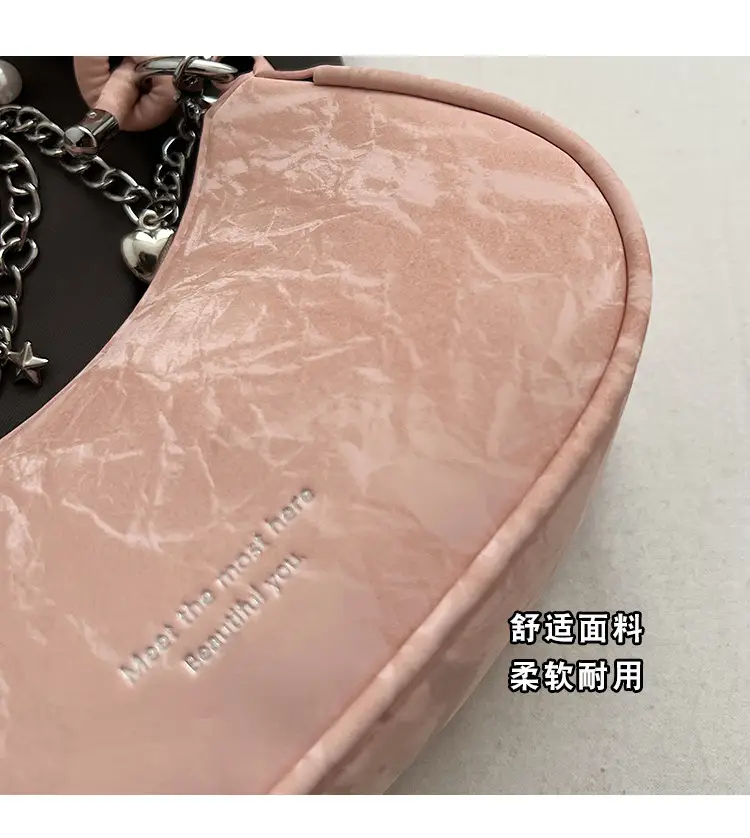 Pink Korean Style Shoulder Crossbody Bag for Girls — feature 11