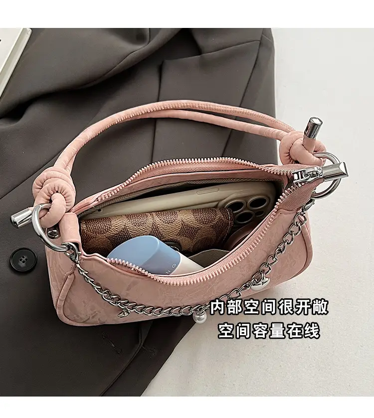 Pink Korean Style Shoulder Crossbody Bag for Girls — feature 13