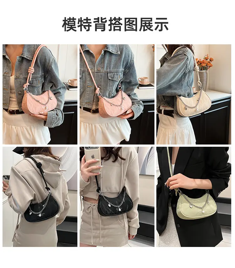Pink Korean Style Shoulder Crossbody Bag for Girls — feature 14