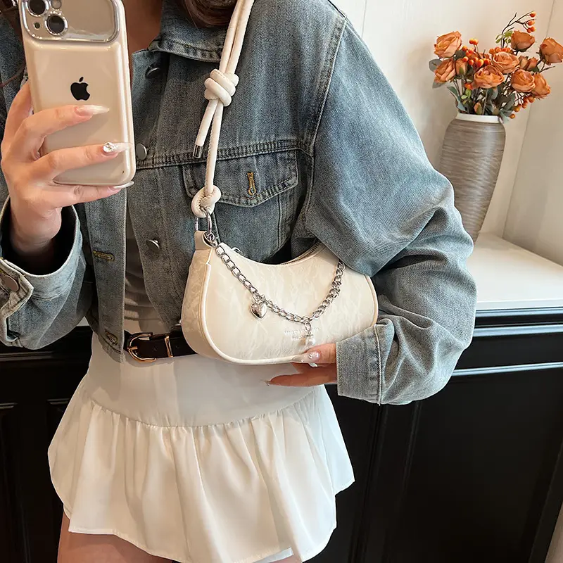 Pink Korean Style Shoulder Crossbody Bag for Girls — feature 35