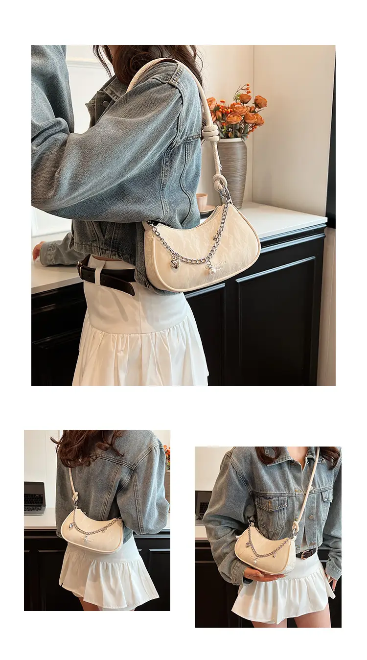 Pink Korean Style Shoulder Crossbody Bag for Girls — feature 4