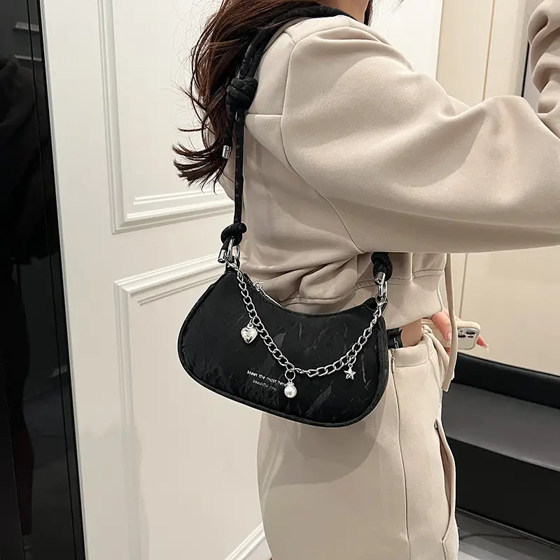 Pink Korean Style Shoulder Crossbody Bag for Girls — feature 40
