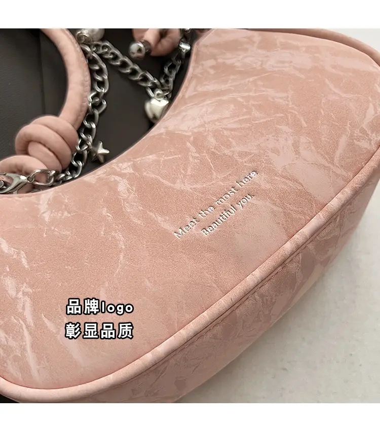 Pink Korean Style Shoulder Crossbody Bag for Girls — feature 8