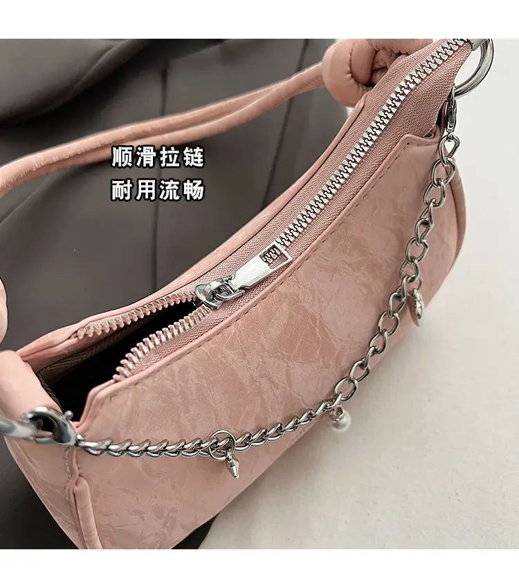 Pink Korean Style Shoulder Crossbody Bag for Girls — feature 9