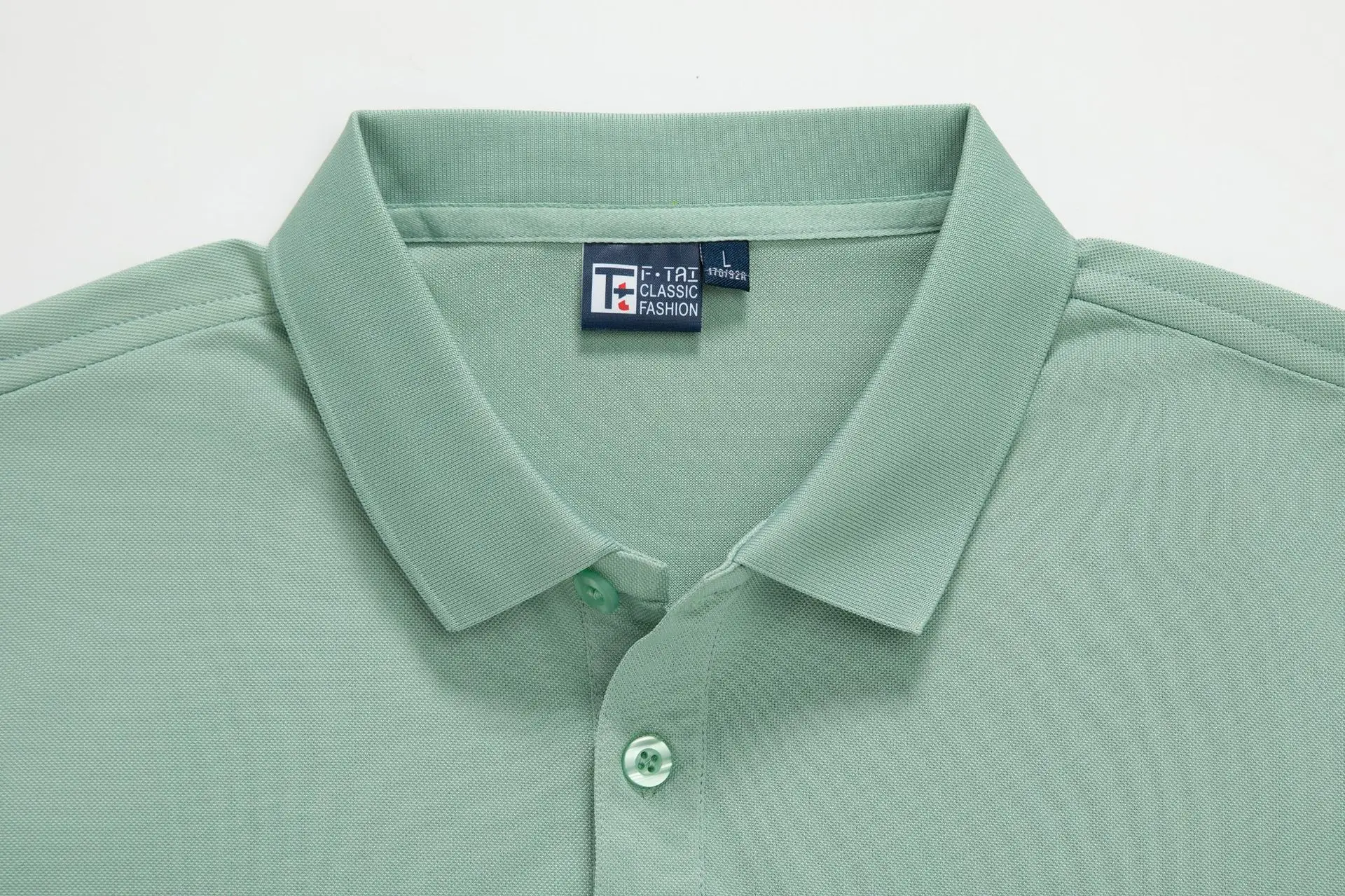 Men Mint Green Polo T-Shirt Business Wear — feature 10