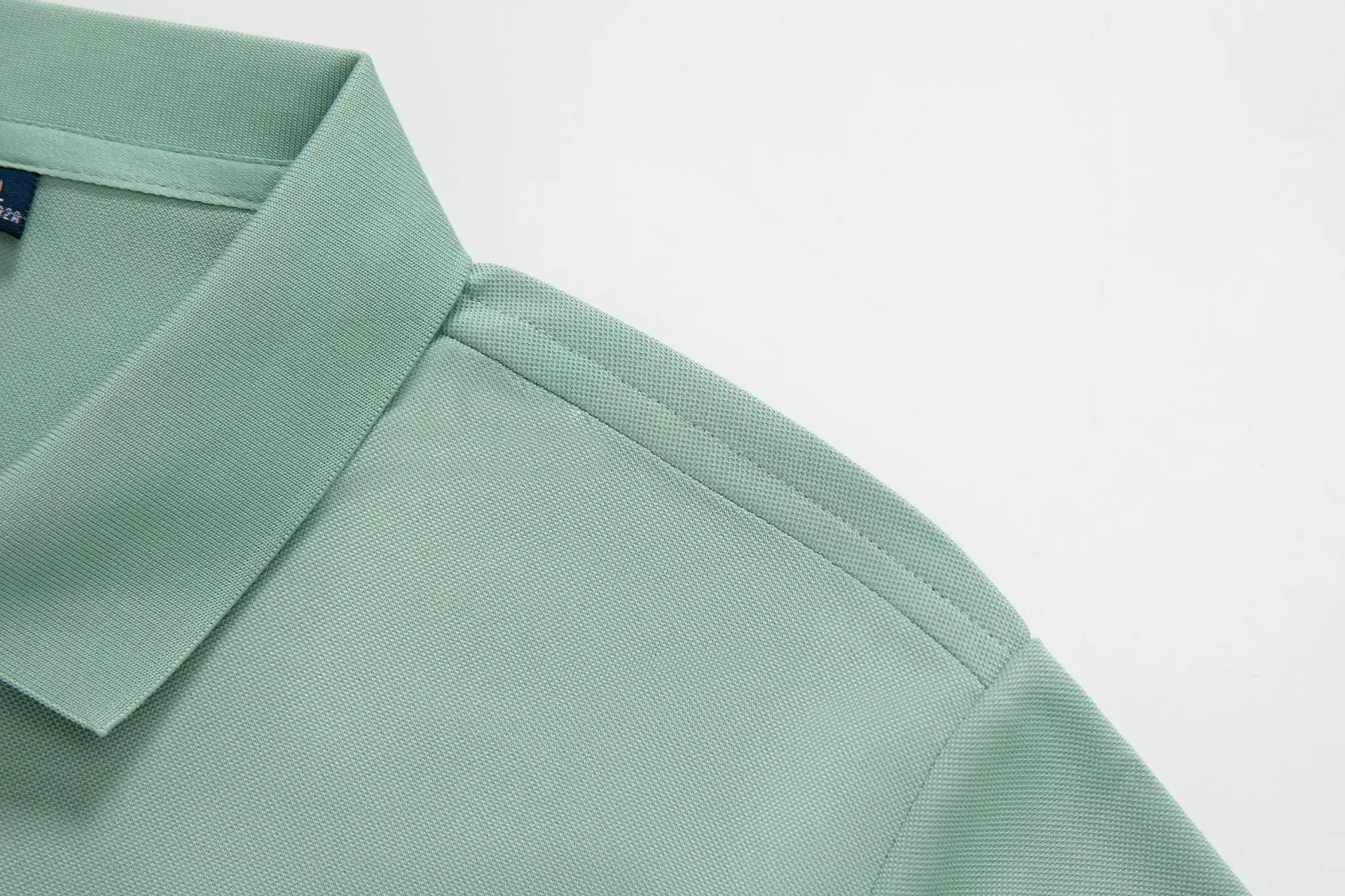 Men Mint Green Polo T-Shirt Business Wear — feature 11