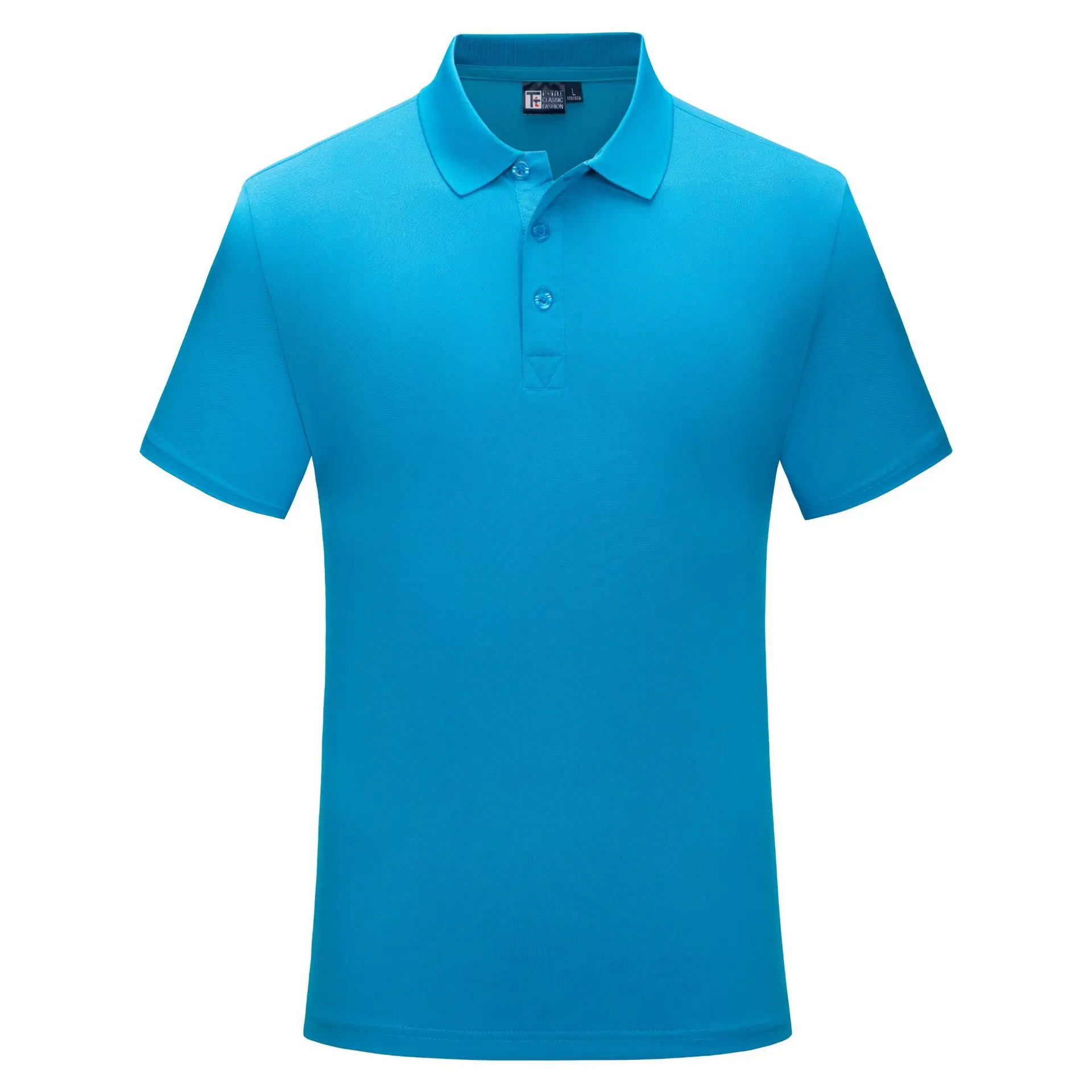 Men Mint Green Polo T-Shirt Business Wear - Image 6