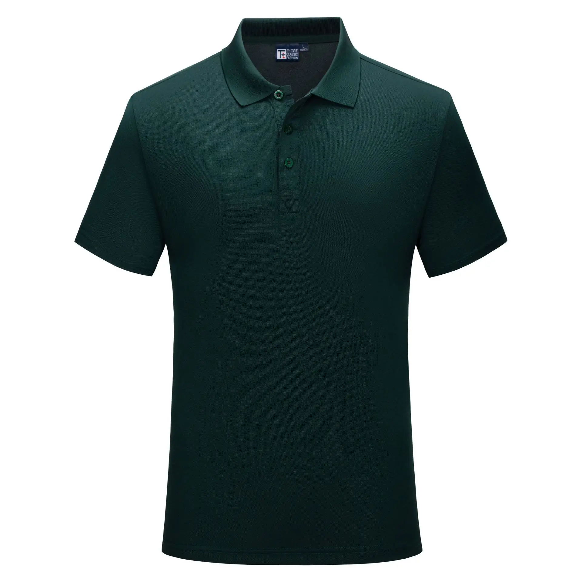 Men Mint Green Polo T-Shirt Business Wear - Image 7