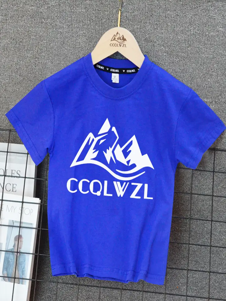 Cool W ZL Boys Cotton T-Shirt Blue - Image 12