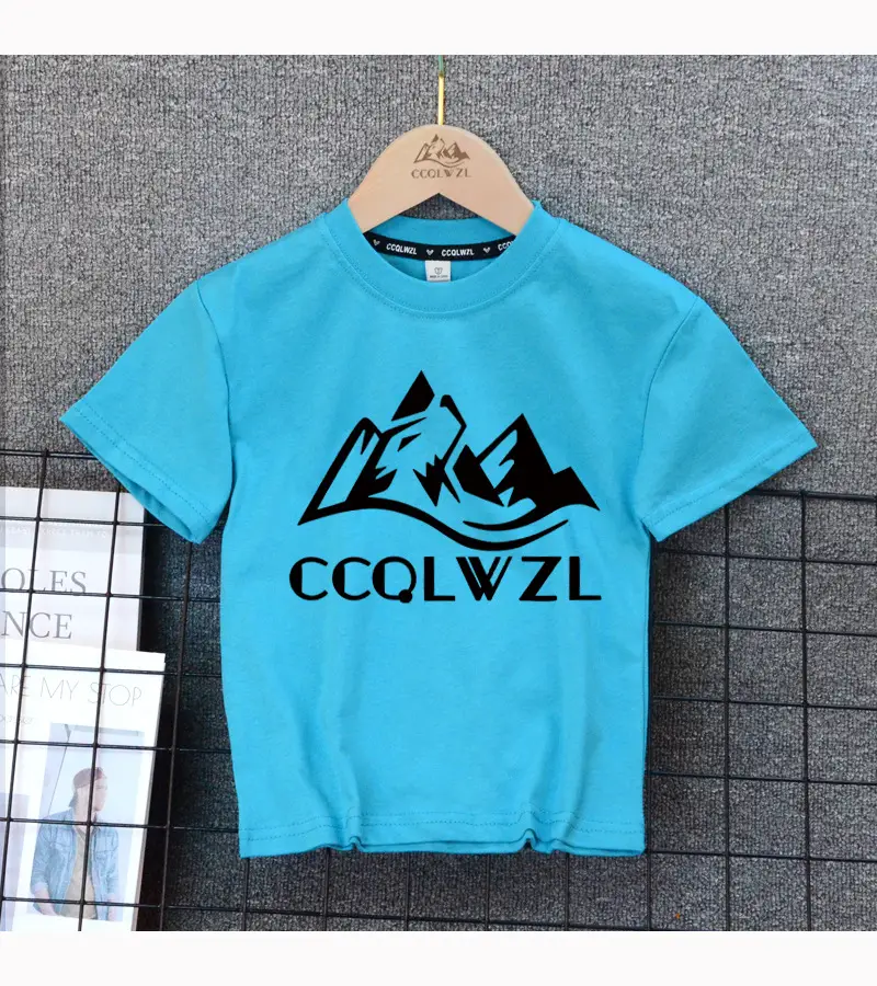 Cool W ZL Boys Cotton T-Shirt Blue — feature 11