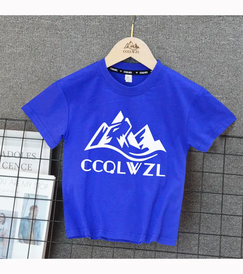 Cool W ZL Boys Cotton T-Shirt Blue — feature 8