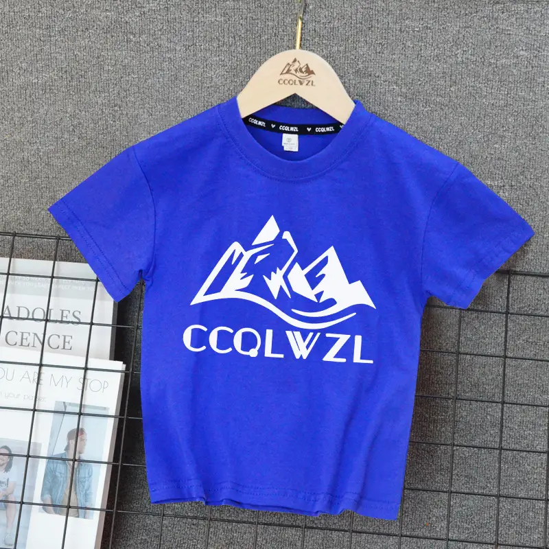 Cool W ZL Boys Cotton T-Shirt Blue - Image 2
