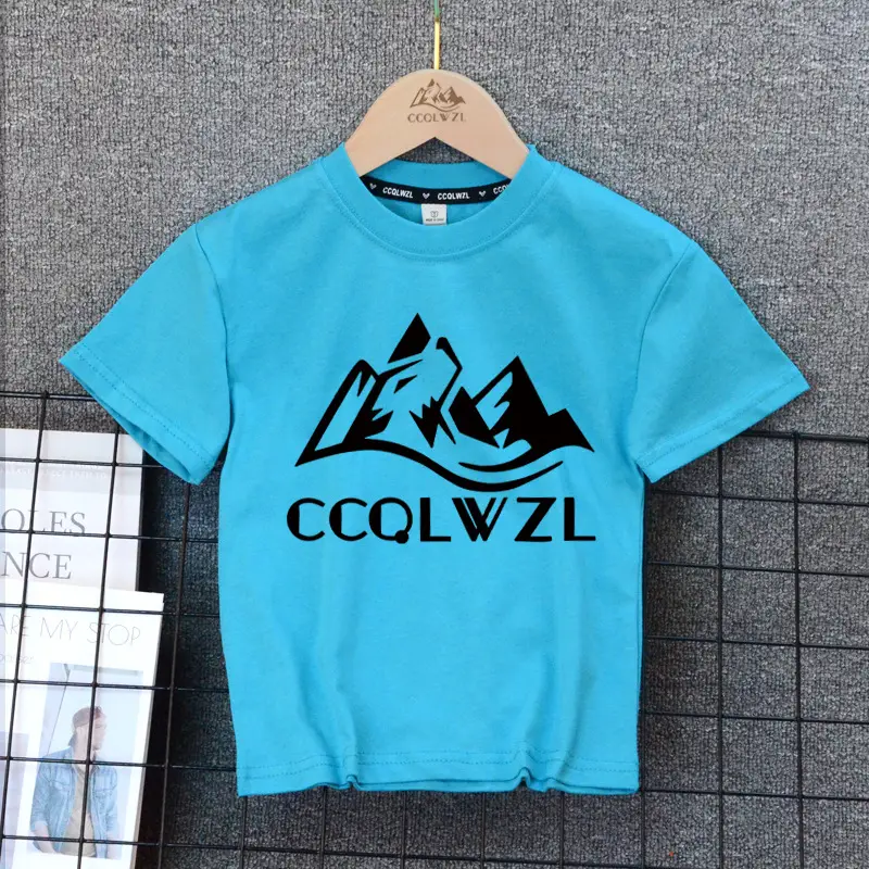 Cool W ZL Boys Cotton T-Shirt Blue - Image 9