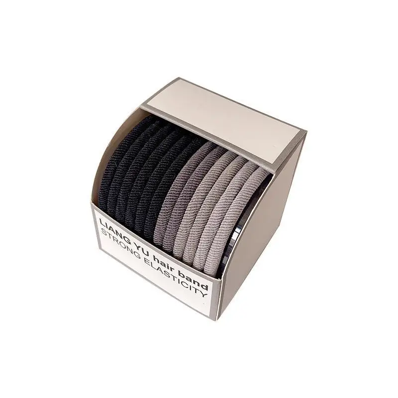 Women's Red Braided Hair Tie Rope with Rubber Cover - Image 20