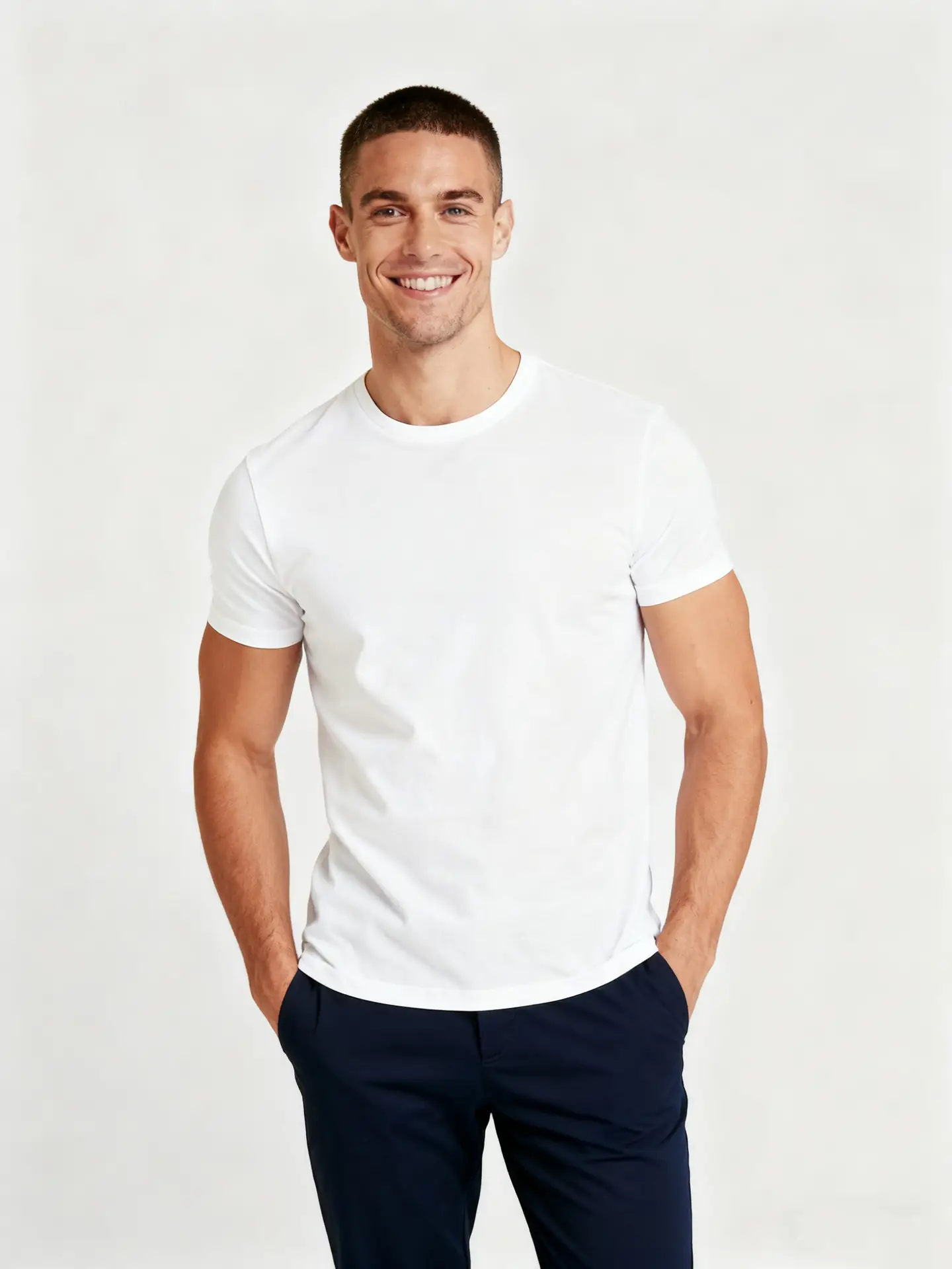 180g Pure Cotton Custom Logo T-Shirt Large Men — feature 5