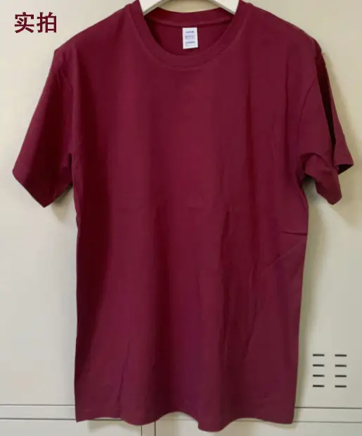 180g Pure Cotton Custom Logo T-Shirt Large Men - Image 14