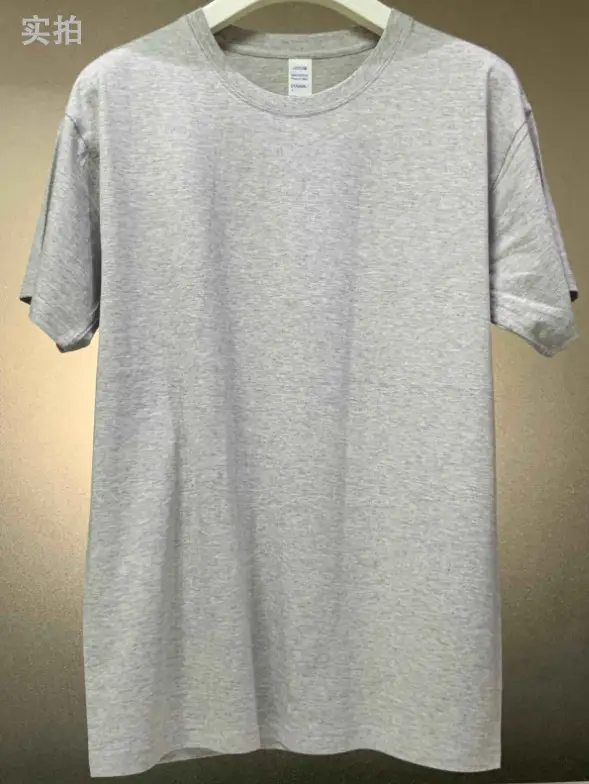 180g Pure Cotton Custom Logo T-Shirt Large Men - Image 3