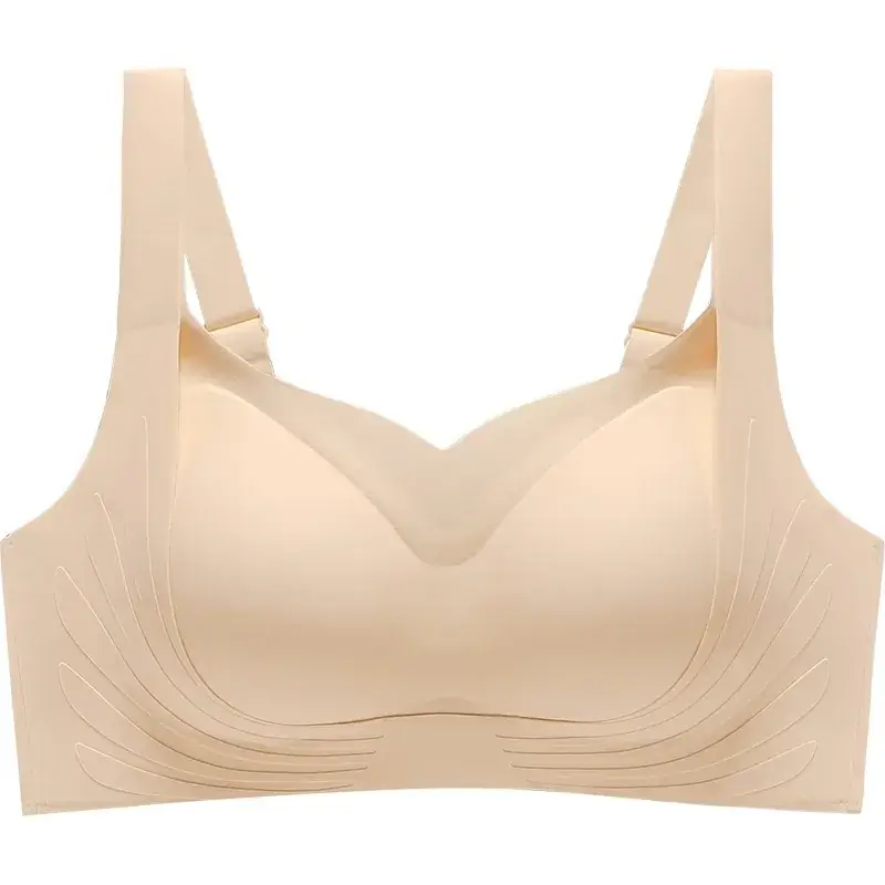 Traceless Bra Black Adjustable Summer Thin