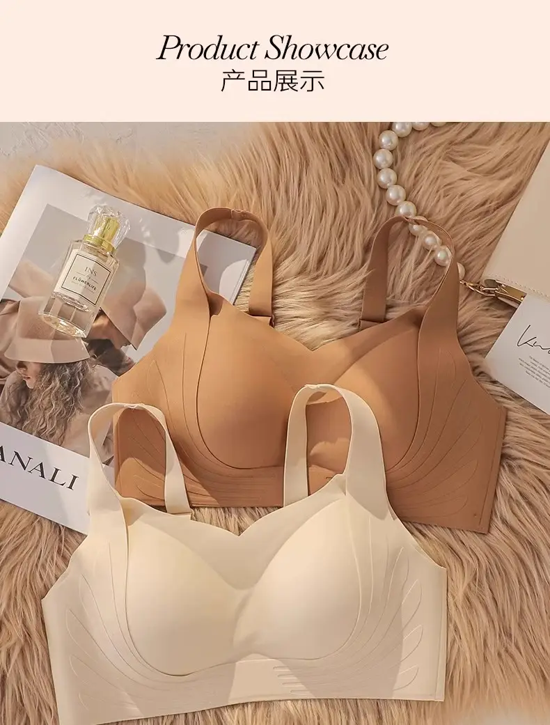 Traceless Bra Black Adjustable Summer Thin — feature 15