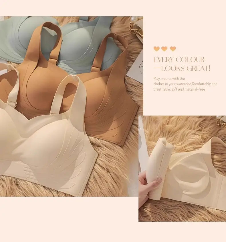 Traceless Bra Black Adjustable Summer Thin — feature 22