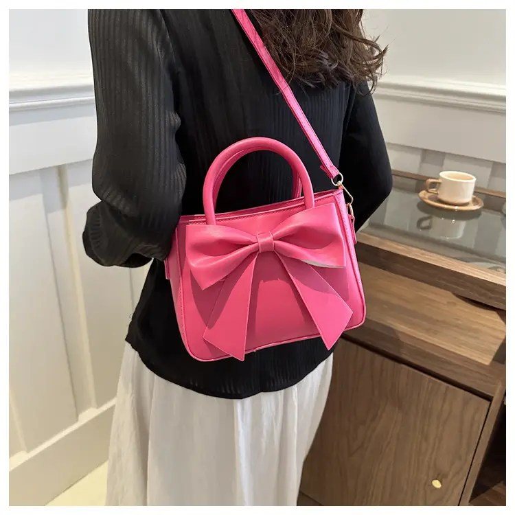 White Square Bow Shoulder Bag for Women 2024 — feature 18
