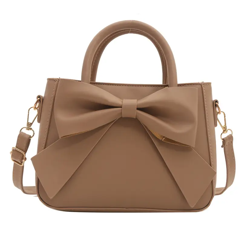 White Square Bow Shoulder Bag for Women 2024 - Image 4