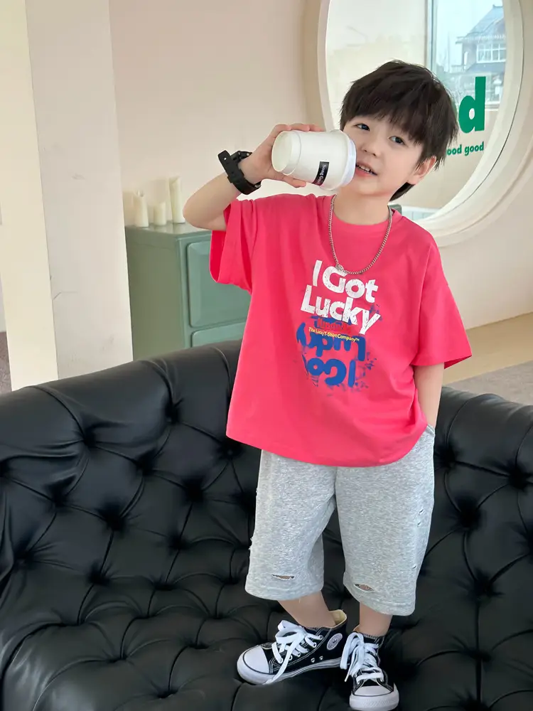 Pink Printed Kids T-Shirt 2025 Small Medium — feature 12
