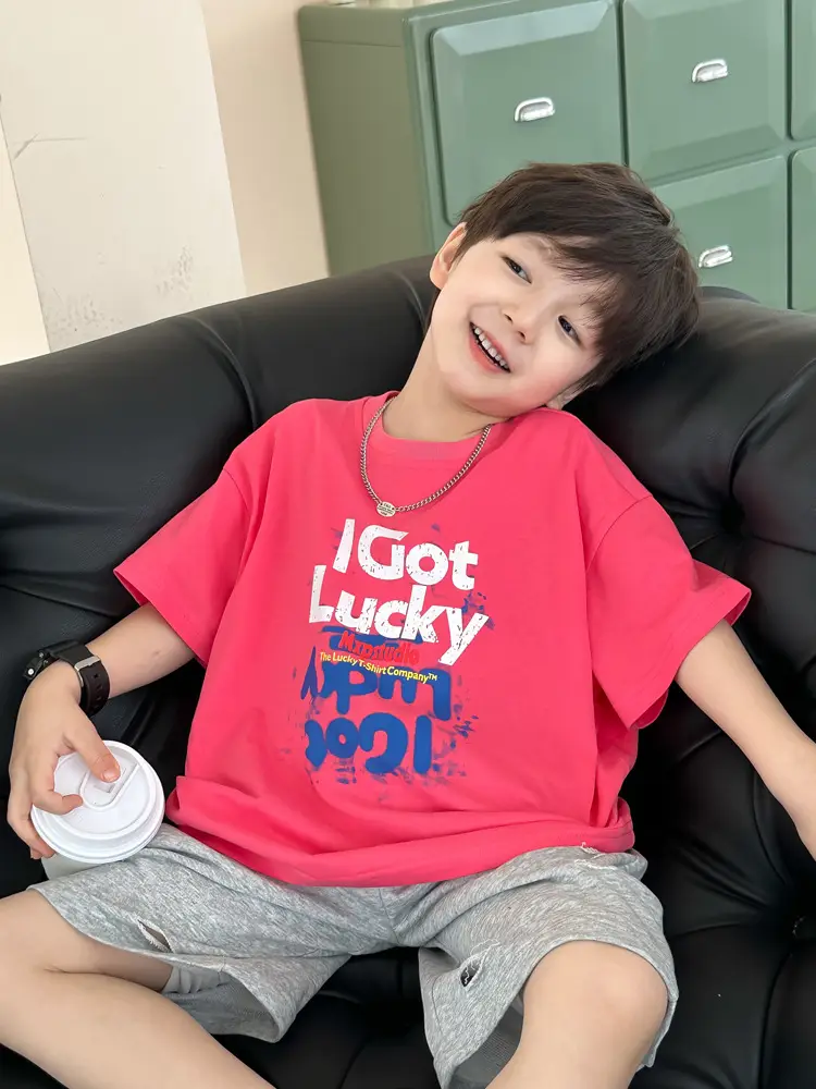 Pink Printed Kids T-Shirt 2025 Small Medium — feature 3