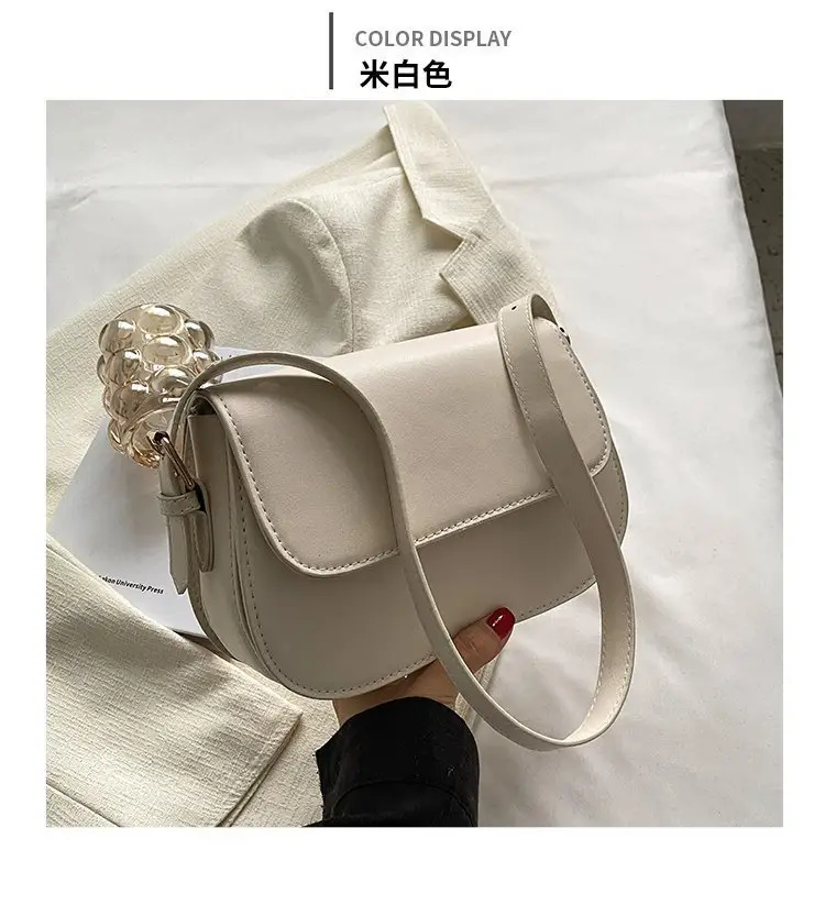 White Crossbody Bag for Women 2026 Retro Style — feature 25