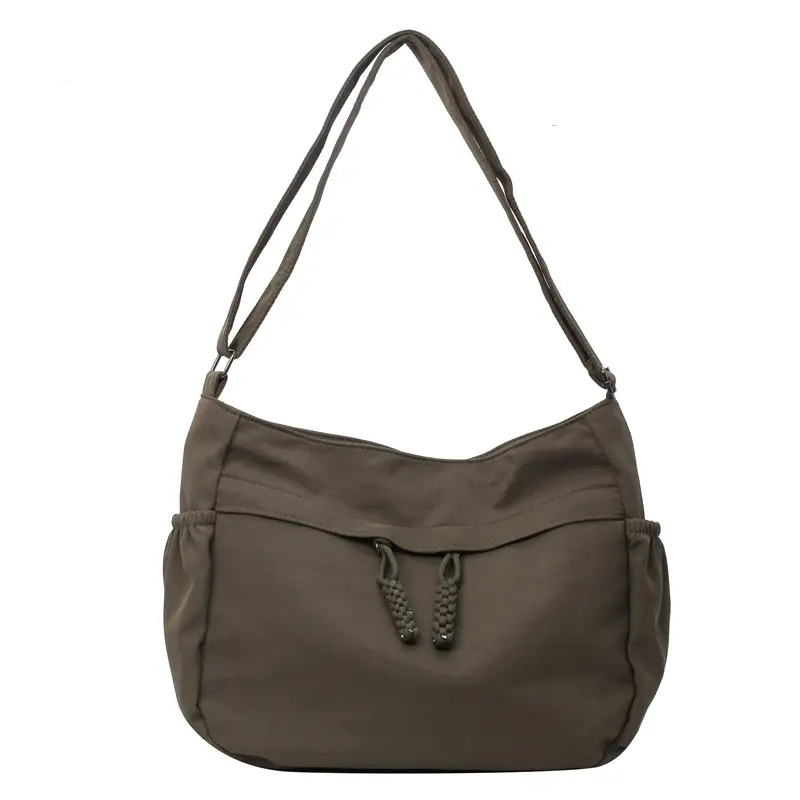 Women's Large Capacity Shoulder Crossbody Bag Beige - Image 4