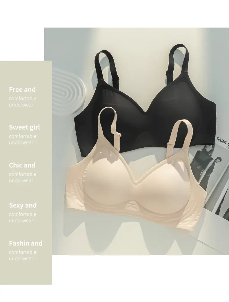 Women's Summer Thin Push-Up Bra Green Fixed Closure — feature 18