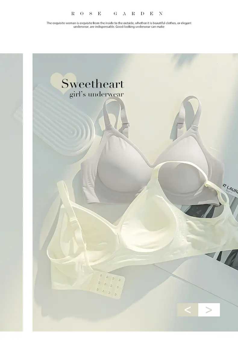 Women's Summer Thin Push-Up Bra Green Fixed Closure — feature 20