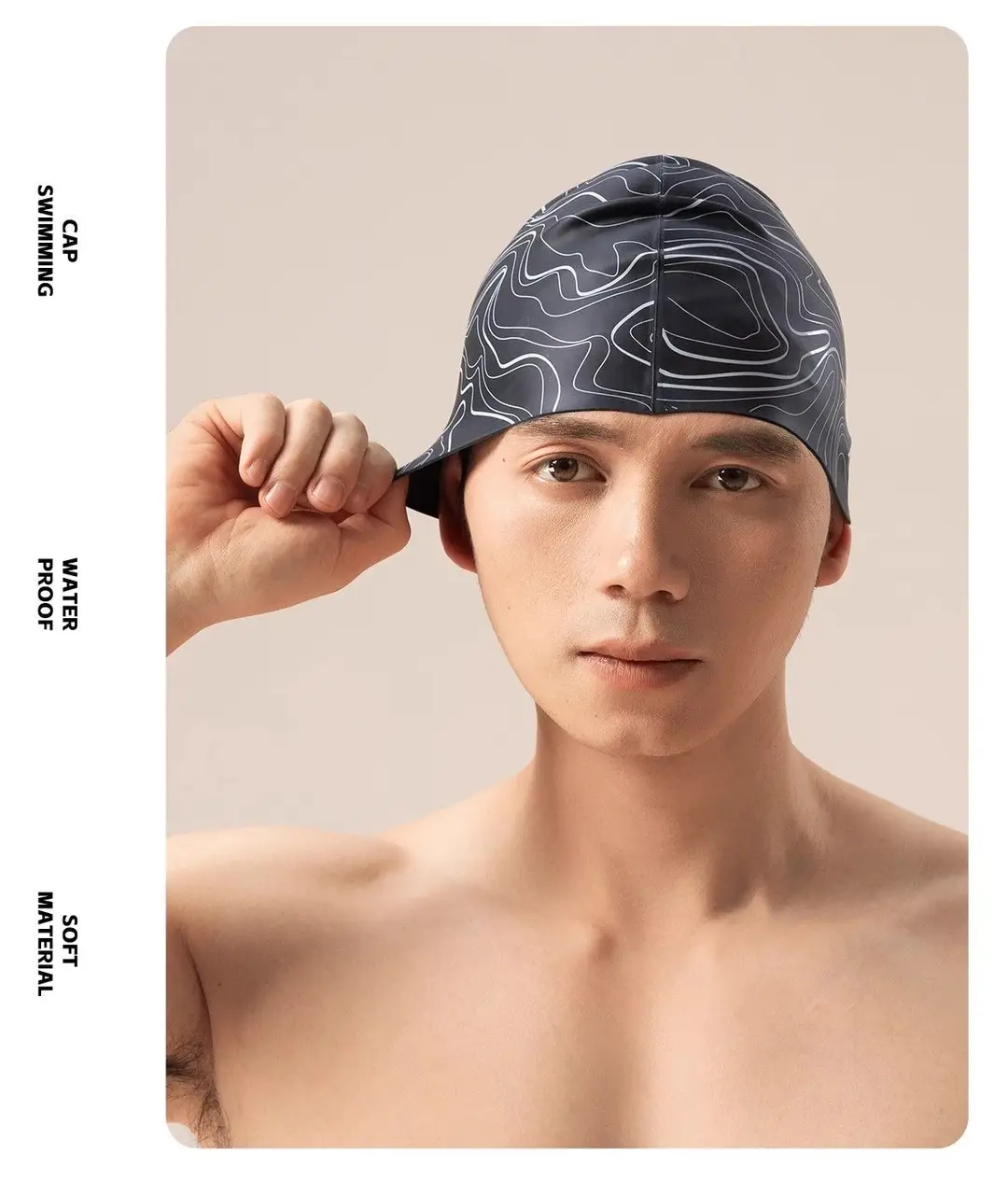 361 ° Swimming Cap Swimming Cap Men's New Silicone Swimming Cap Swimming Good List Adult Swimming Cap Women's Head — feature 18