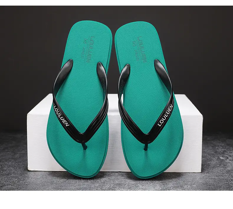 Men's Korean Style Clip Sandals Black PVC Summer โ feature 21