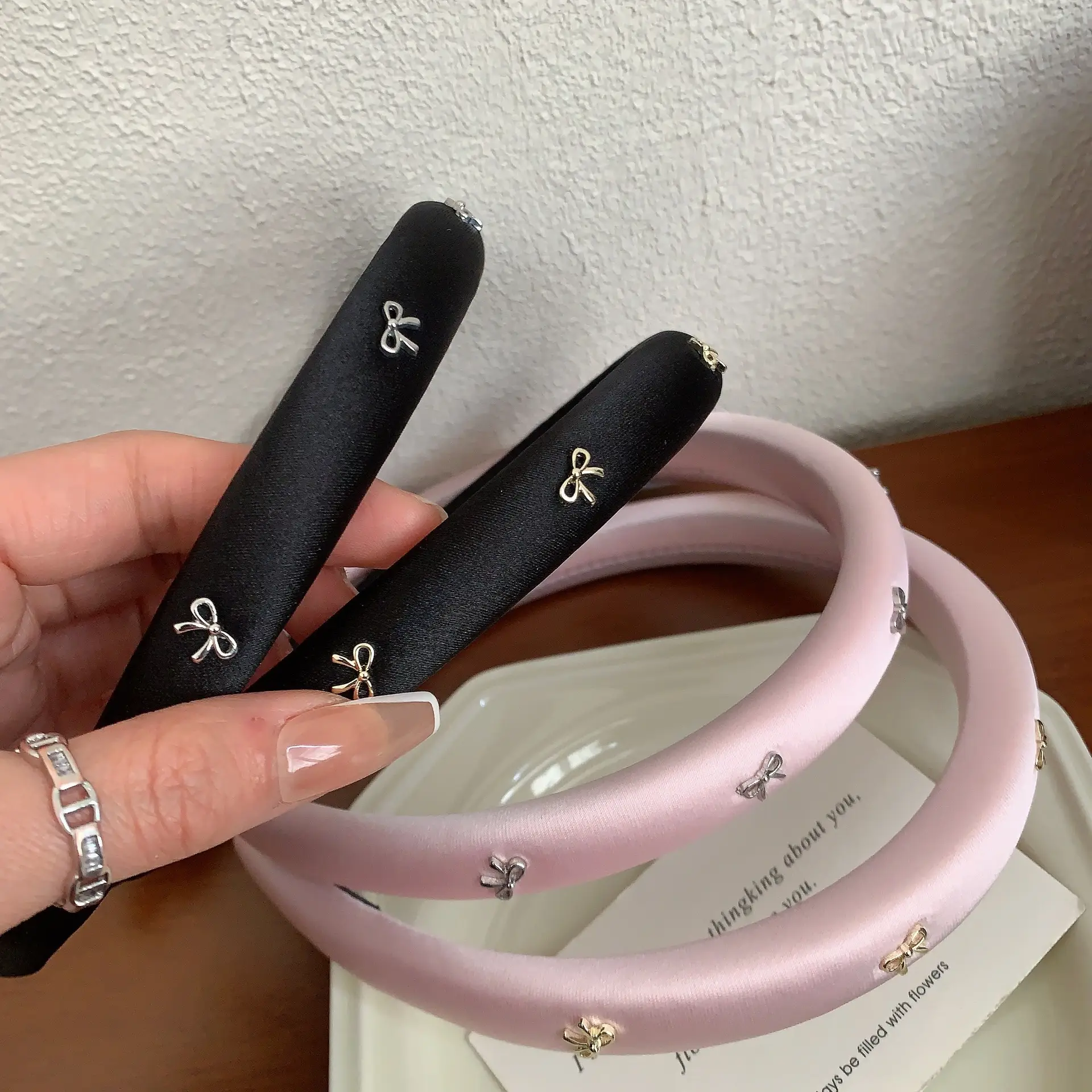 French Style Pink & Black Hair Bundles for Women