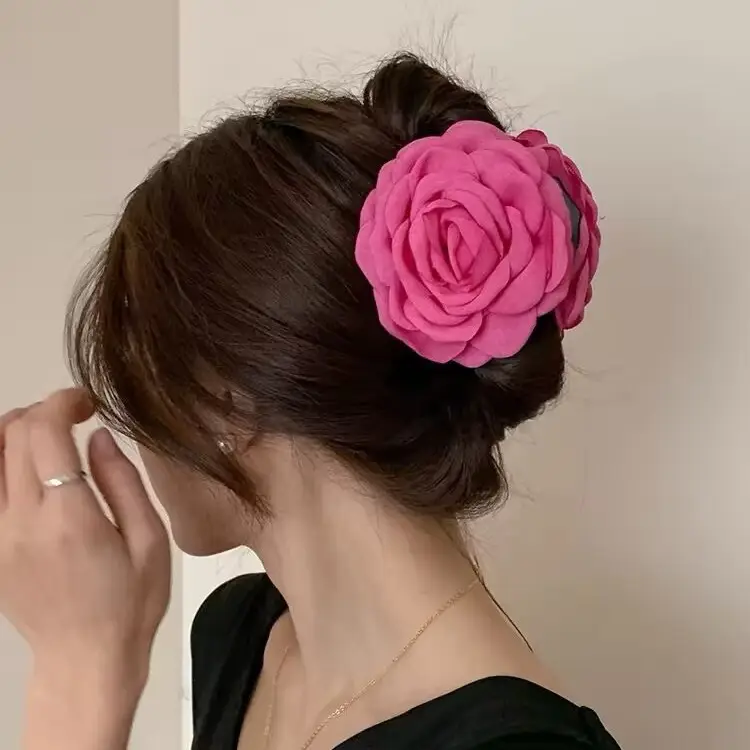 Three-Dimensional Rose Hairpin Clip for Women - Image 7