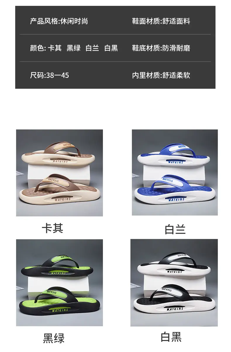 Men's 5.0cm Thick Sandal Flip Flops Summer — feature 3