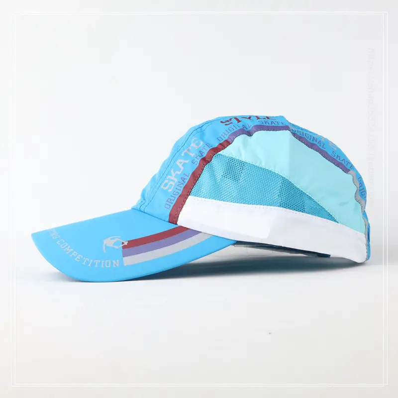Women Blue Mesh Sun Hat Summer Outdoor Use - Image 10