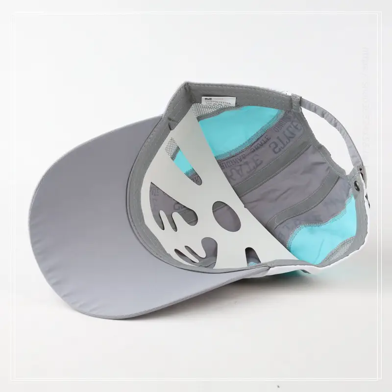 Women Blue Mesh Sun Hat Summer Outdoor Use — feature 12