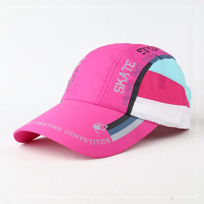 Women Blue Mesh Sun Hat Summer Outdoor Use — feature 2