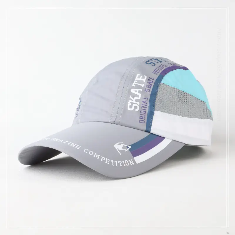 Women Blue Mesh Sun Hat Summer Outdoor Use — feature 3