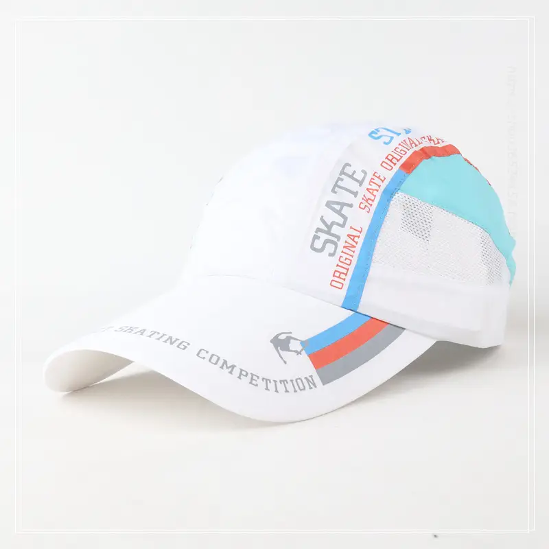 Women Blue Mesh Sun Hat Summer Outdoor Use — feature 6