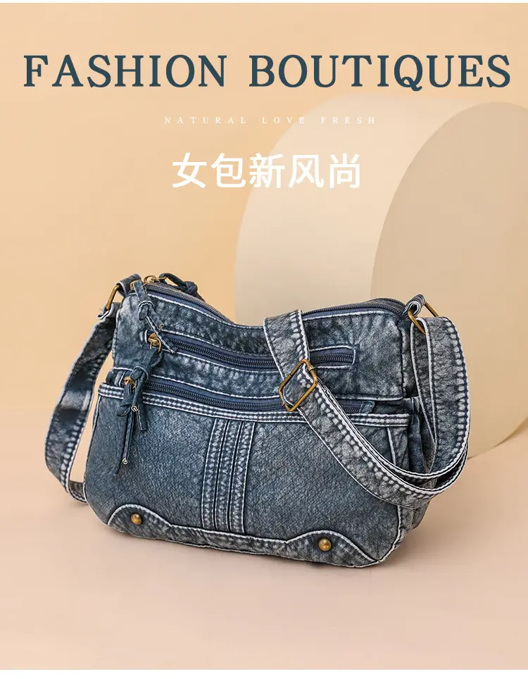 Black Washable Leather Crossbody Bag for Women — feature 12