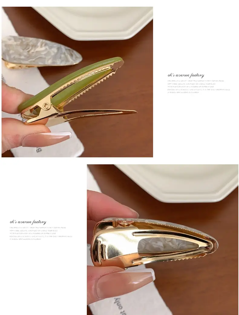 French Style Broken Hairpin Clip Top Bangs Clip Side Korean Hairpin — feature 10