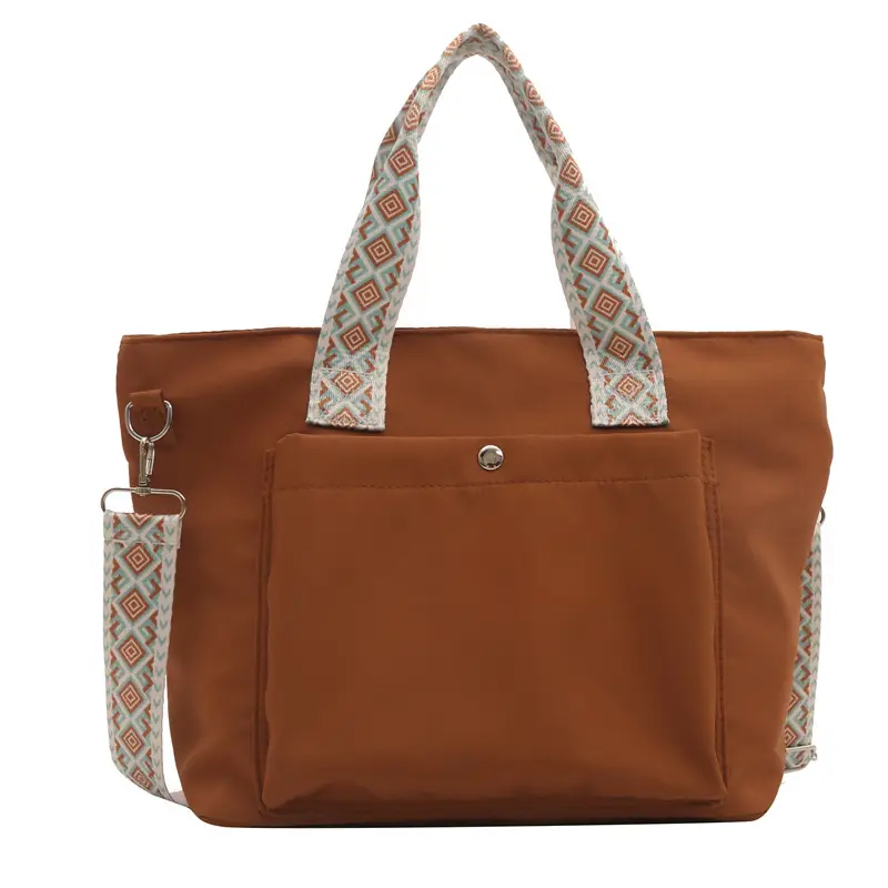Vintage Red Canvas Shoulder Bag Women 2024 Luxury Large Capacity - Image 9