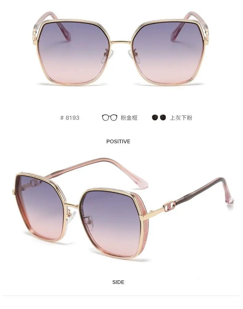 Fashionable Large Frame Sunglasses with UV Protection β feature 5